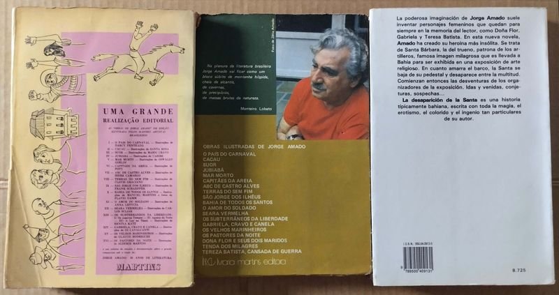 Tres novelas de Jorge Amado en un lote - imagen 3