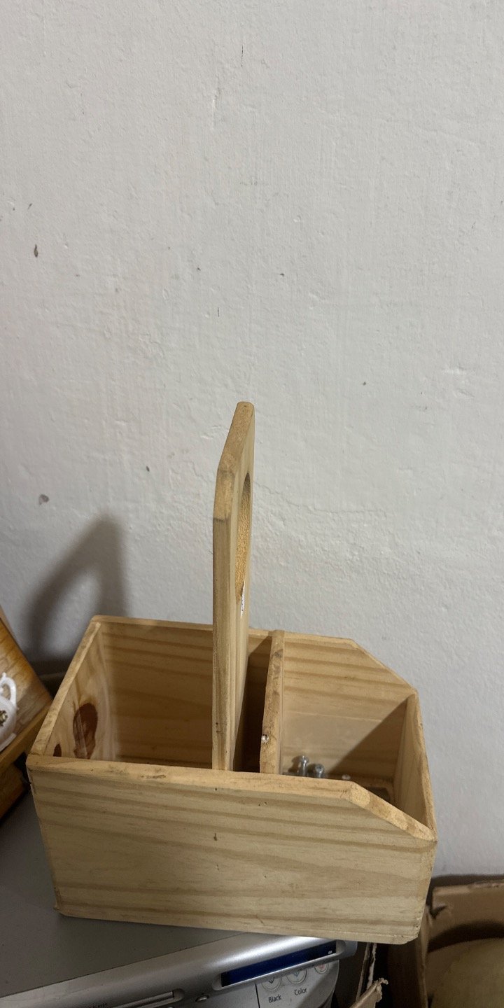 Organizador de Madera con Asa
