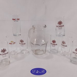Lote anterior: Jarra y 6 Vasos de Vidrio "Dunbar" para Whisky