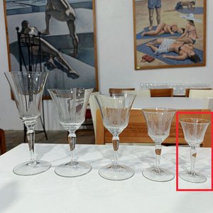 Copas de Cristal Tallado Estilo Cáliz Acampanado - imagen 5