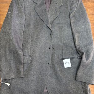 Saco de Vestir Talle 50 Gris Oscuro - imagen 2