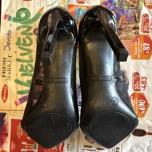 Zapatos de Taco Alto Negros Nine West con Piedras Brillantes Talle 37/38 - imagen 4