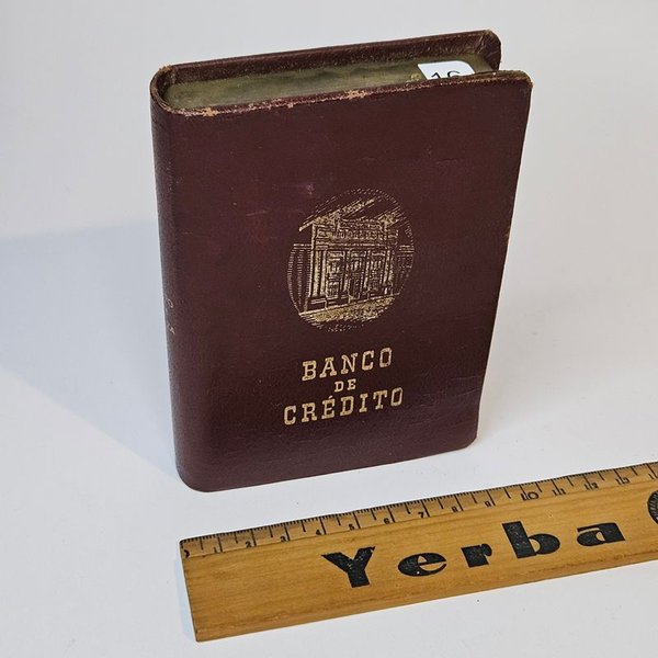 Libro de credito con interior de metal - Año antiguo - imagen 2
