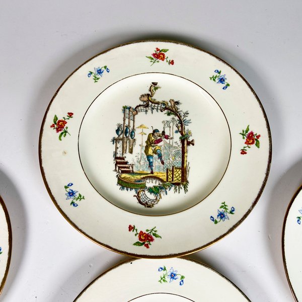 Juego de loza inglesa para lunch, siete piezas - imagen 5