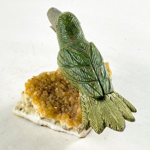 Figura de Ave en Piedra y Metal, 17 cm - imagen 3