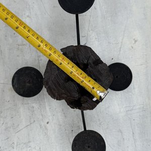 Portavelas Rústico de Madera y Hierro - imagen 6