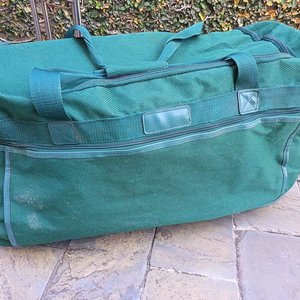 Bolso de Viaje Verde con Carro Plegable y Ruedas - imagen 5