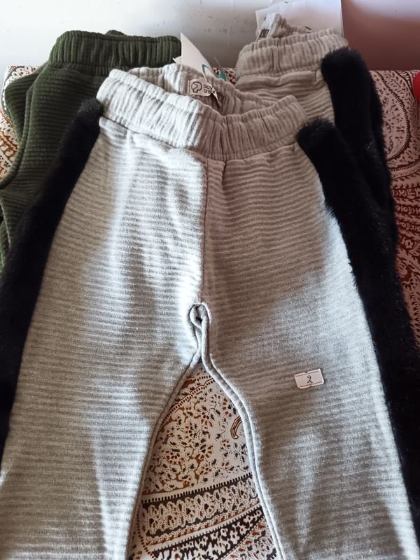 Lotes de pantalones para niñas con felpa y algodón - imagen 3