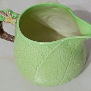 Jarra Antigua Inglesa Carlton Ware "Apple Blossom Green" - imagen 4