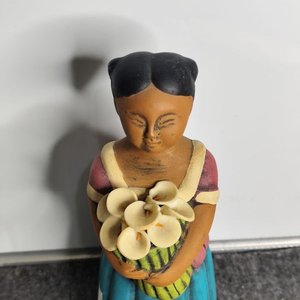 Figura de cerámica mexicana Las Marías, 27 cm - imagen 5
