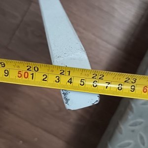 Base de mesa de comedor de diseño geométrico - Medias: 120 cm x 56,50 cm x 42 cm Alto - imagen 5