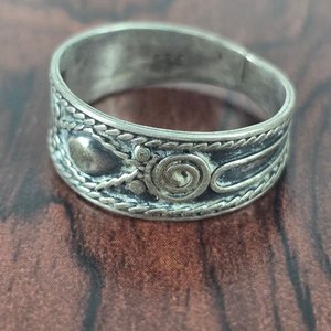 Anillo Antiguo de Plata 925 con Diseño Celta - imagen 2
