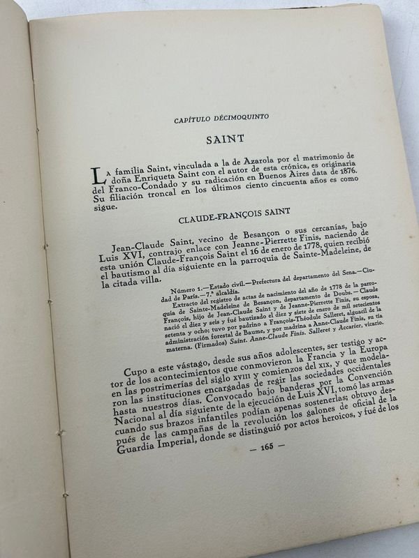 Libro genealogía historia familiar Azarola crónica del linaje - imagen 4