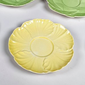Catorce piezas de loza inglesa Carlton Ware ,platillos, despojador, tapas - imagen 4