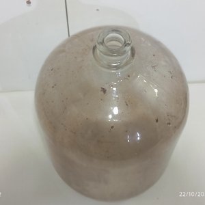 Antigua Damajuana de Vidrio Transparente - imagen 4