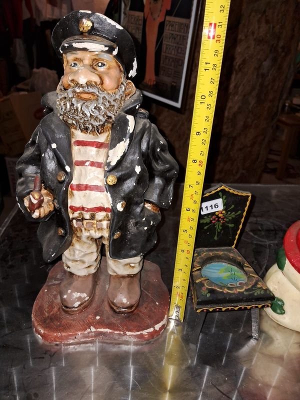 Figuras de capitán de barco y muñecos de nieve decorativos - imagen 4