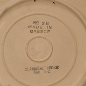 Plato Griego Decorado a Mano "Classical Period 350 B.C." - imagen 7