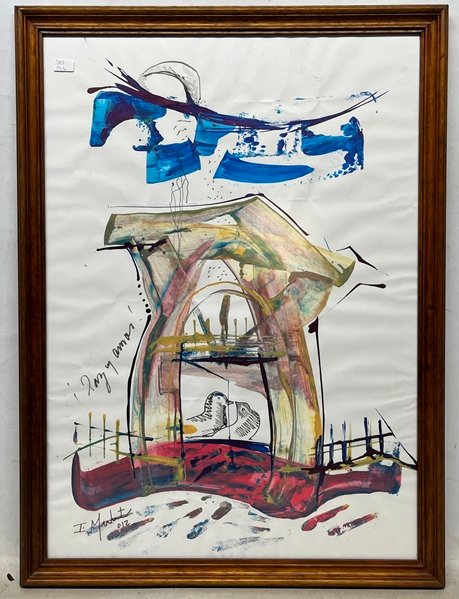 Lote anterior: Pintura tempera en papel, edición sin título