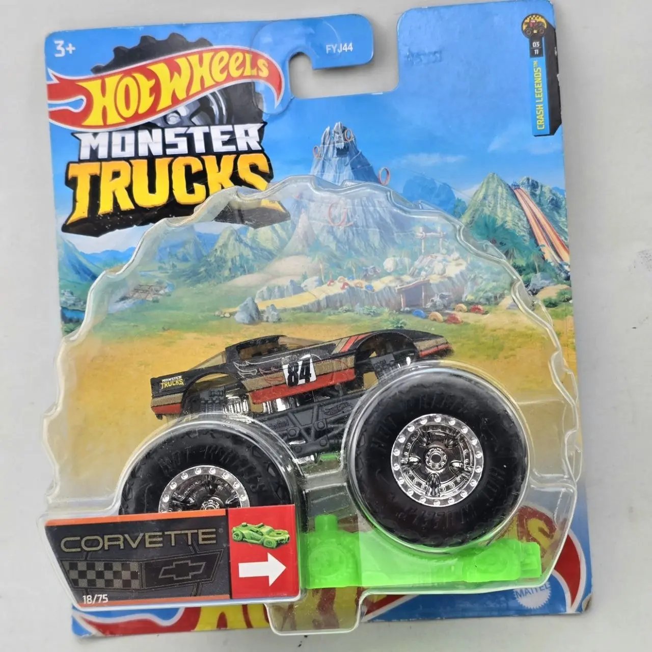 Hot Wheels Monster Trucks Corvette 18/75