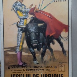 Lote siguiente: Afiche "Plaza de Toros de Madrid" Corrida Extraordinaria