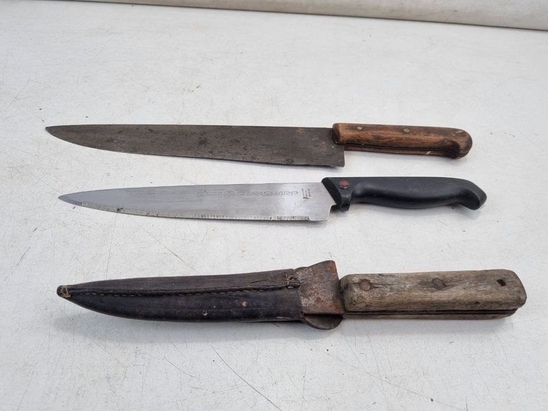 Set de 3 Cuchillos de Desposte SerraSharp y Otros con Funda