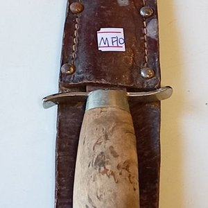 Cuchillo de Caza Erik Frost Mora Suecia con Vaina de Cuero - imagen 5
