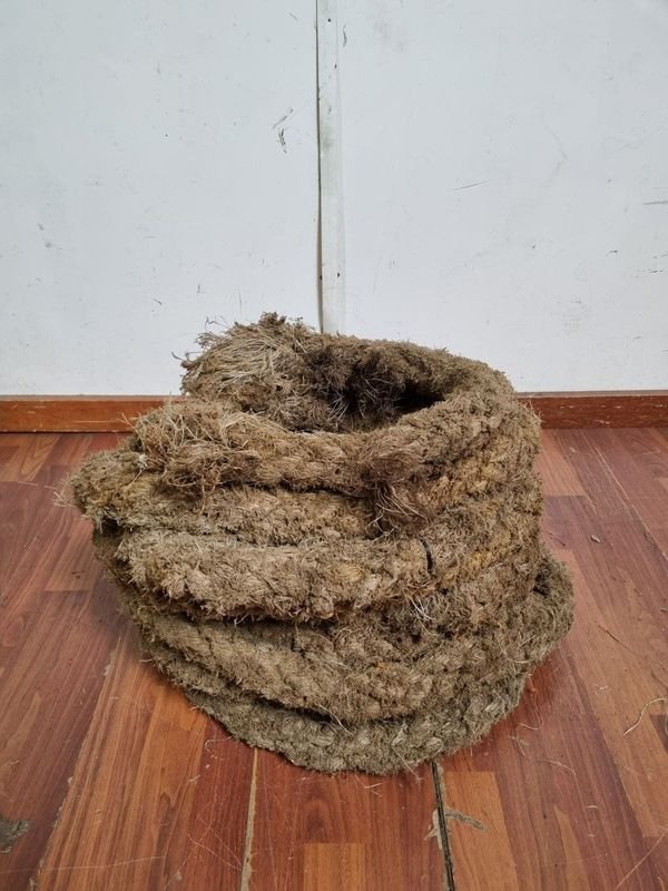 Tramo de Cuerda Rústica Natural para Decoración o Artesanías - 11.5 Metros