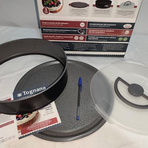 Tortera Desmontable Tognana Antiadherente con Tapa, 26cm, Nueva en Caja - imagen 3