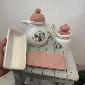 Juego de Tetera, Mantequera y Azucarero "La Mia Cucina" - imagen 2