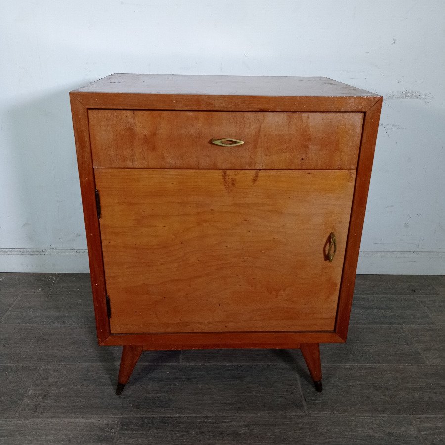 Mesa de Luz Estilo Americano Madera Clara