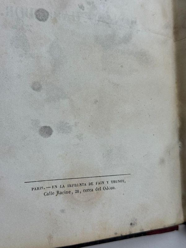 Libro antiguo de Geronimo De Algalia - Paris 1847 - imagen 4