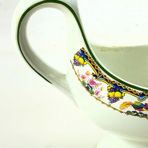 Salsera de Cerámica Holandesa con Guarda Floral y Pájaros - imagen 3
