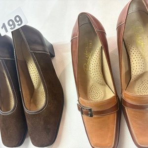 Lote de 5 Pares de Zapatos de Cuero para Mujer - Talles 36 y 37 - imagen 3