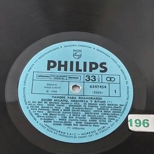 Disco de Vinilo Guido Milano - Tangos para Enamorados en Ritmo de Bolero - imagen 4