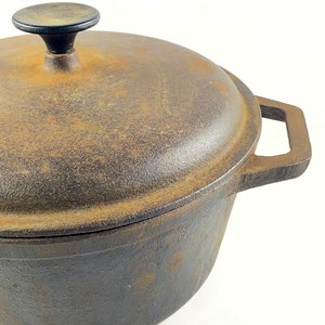 Olla en hierro con tapa 25,5 cm - imagen 3