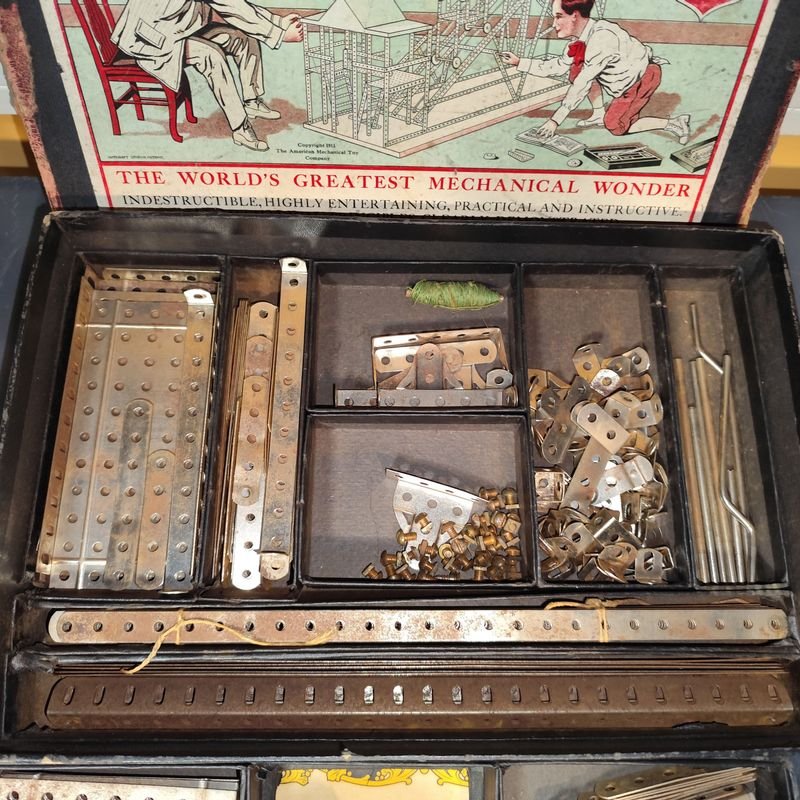Conjunto de juguetes mecánicos vintage americano - imagen 4