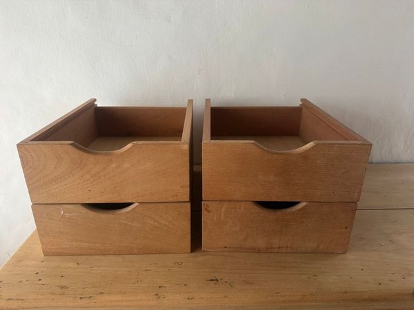 Lote de 4 Cajones de Madera de Cedro