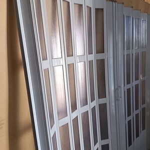 Puerta Plegable Doble Blanca 190x196 cm - imagen 3