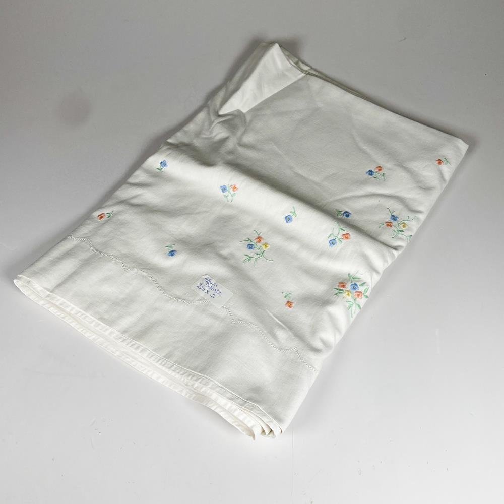 Sabana bordada 2,20 x 2 mts