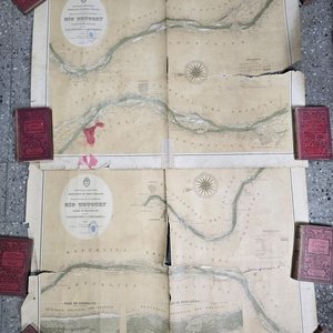 Lote siguiente: Plano de Navegación Río Uruguay Concepción y Concordia 1910 - 2 Láminas