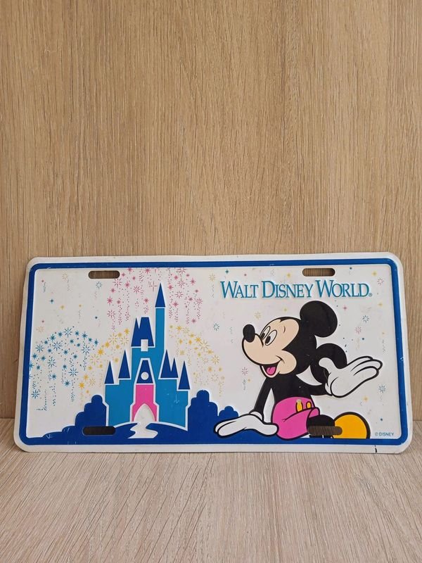 Matrícula Promocional de Disney en Metal
