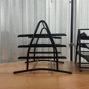 Organizador de Bandejas Metálicas Negras para Escritorio - imagen 7