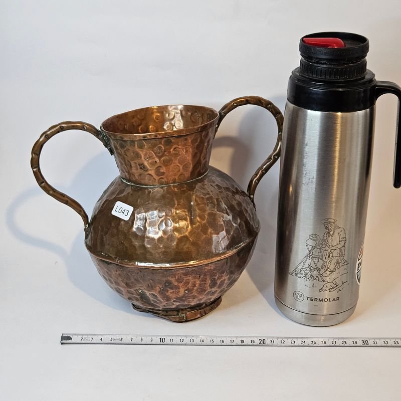 Lote anterior: Gran jarrón de cobre martillado - Accesorios para Vehículos