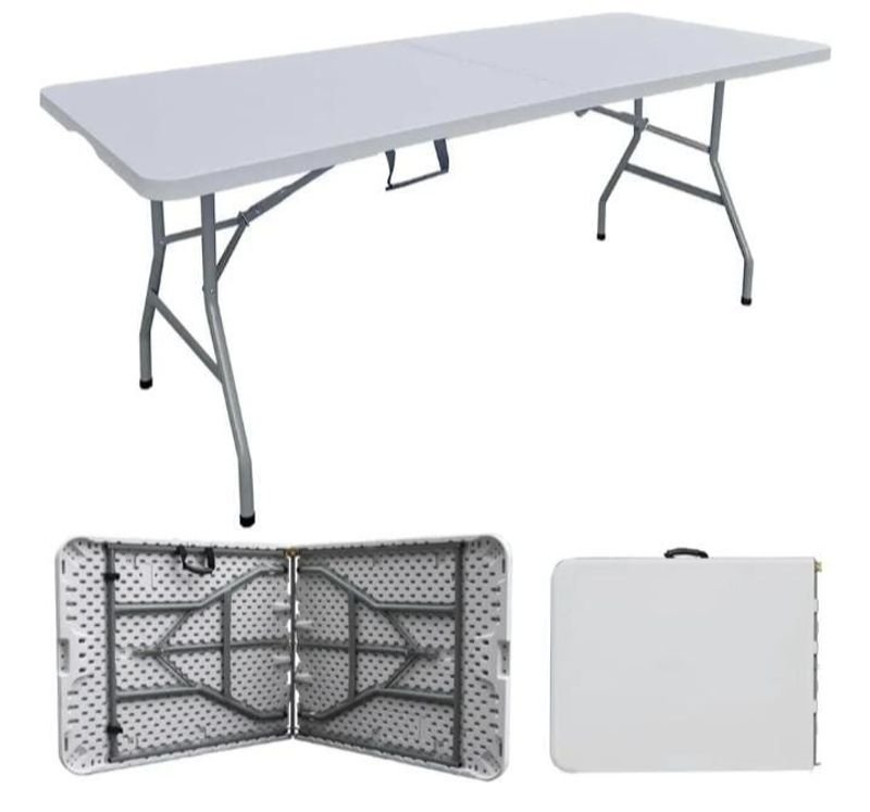 Mesa de plástico duro rebatible práctica - imagen 1