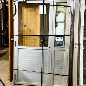 Portada de Aluminio y Vidrio de Dos Hojas (200x130 cm) - imagen 2
