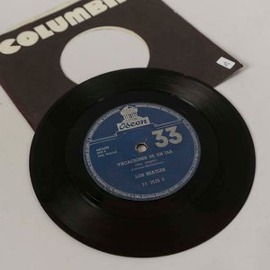 Disco Vinilo Single Los Beatles "Muchacho Malo" - Edición Uruguay Primera Edición - imagen 2