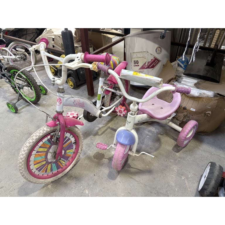 Lote anterior: Bicicleta y triciclo para niña Barbie
