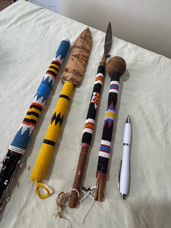 Artesanías Tribales o Africanas - Conjunto de 4 Piezas - imagen 2
