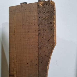 Importante Cama Antigua Dos Plazas Estilo Provenzal Madera - imagen 5