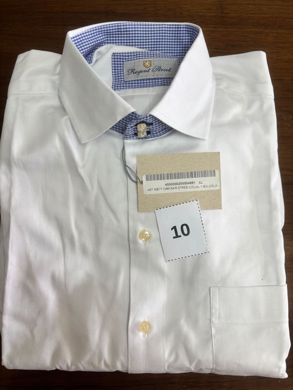 Camisa Blanca Regent Street Talle XL Nueva con Etiqueta